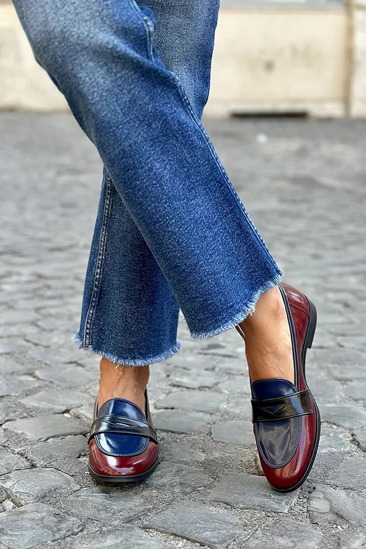Imogen | Tricolor Patent Loafer