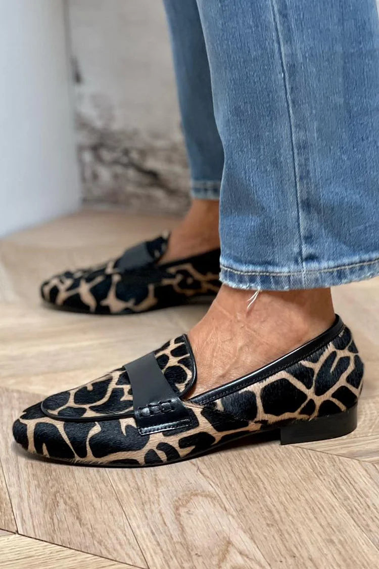 Isabella | Animal Print Comfort Loafer