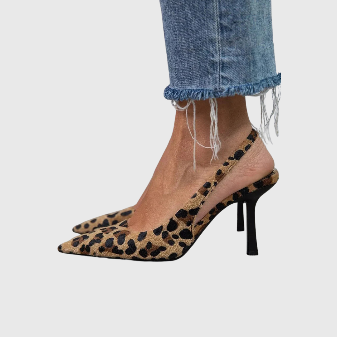 Catalina | Leopard Print Orthopedic Heels