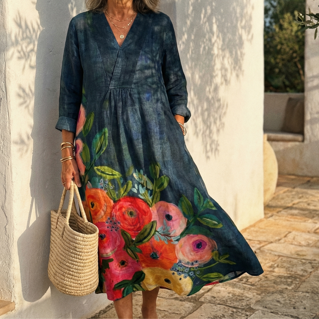 Isabella | Flowing Floral Maxi Dress