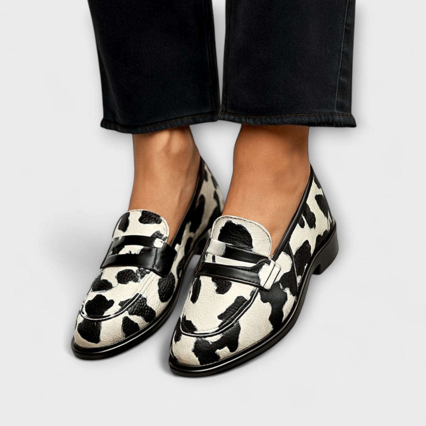Ava | Statement Pattern Loafers