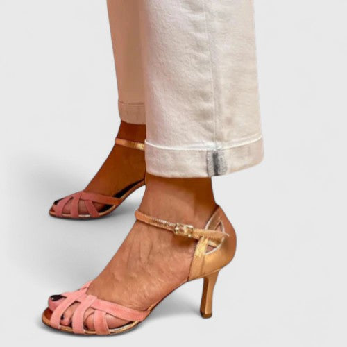 Isabella | Comfort-First T-Strap Heels