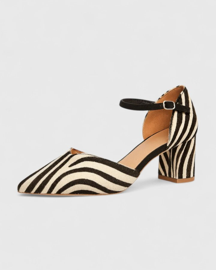 Aurelia | Block Heel Ankle Strap Sandals