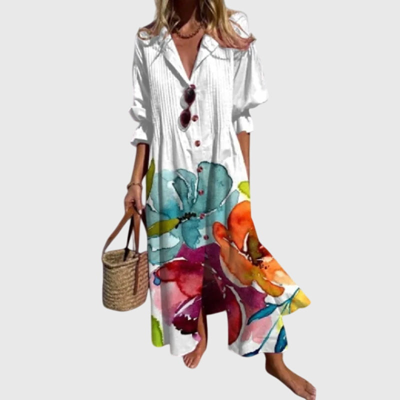 Seraphina | Flowing Bohemian Maxi Dress