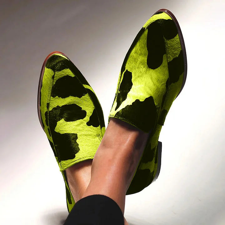Chloe | Bold Animal-Print Loafers