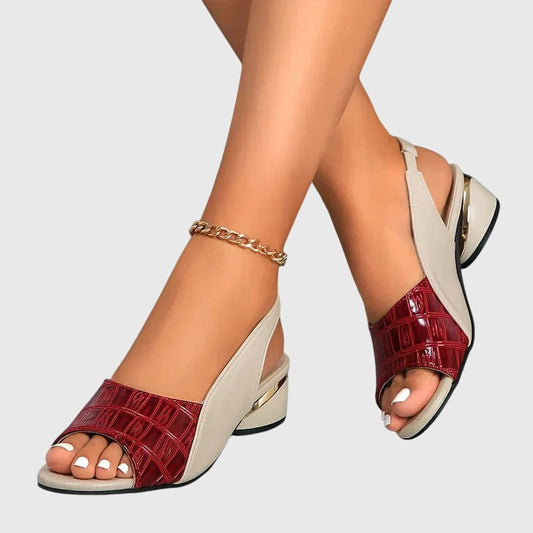 Juliette | Leather Block Heel Sandals