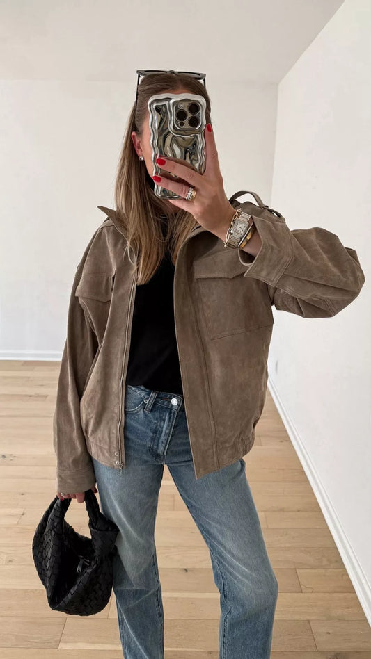 Amélie | Suede Vintage Jacket