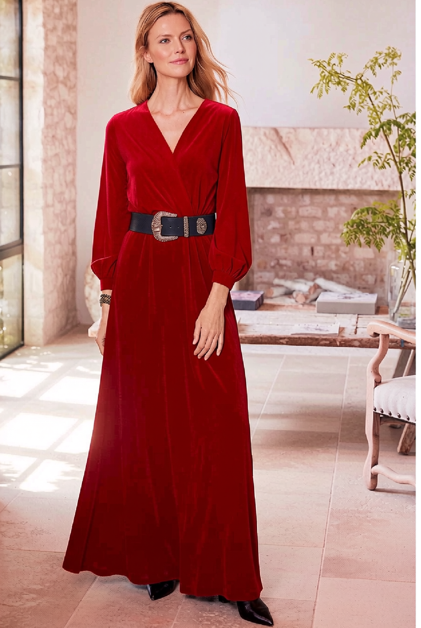 Evangeline | Sequined Wide-Leg Jumpsuit