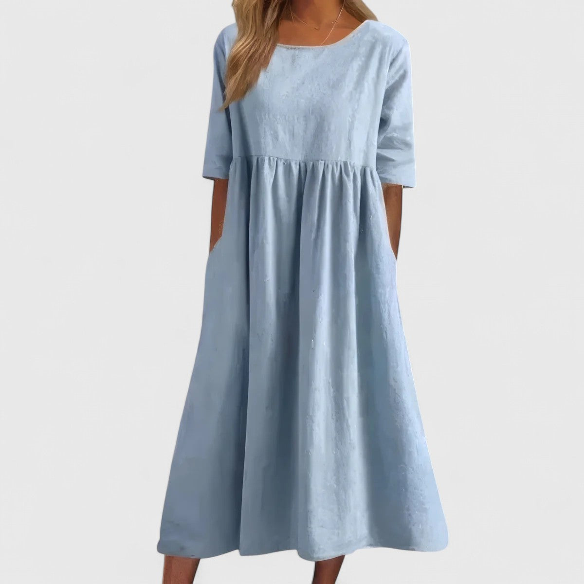 Zoe | Cotton Midi Dress