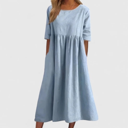 Zoe | Cotton Midi Dress