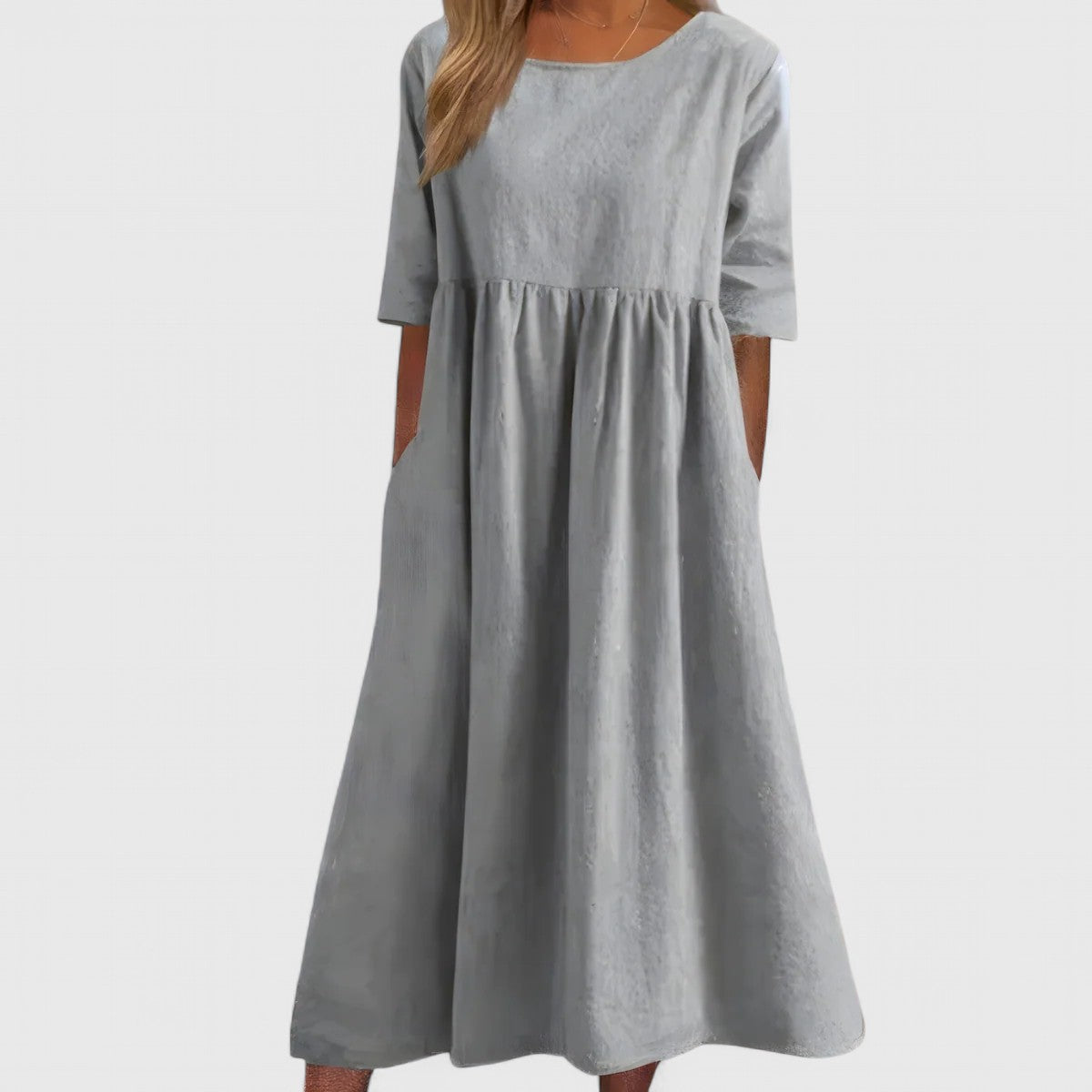 Zoe | Cotton Midi Dress