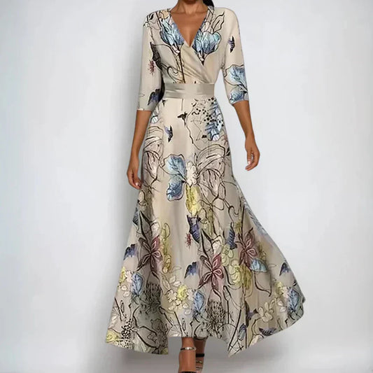 Lucia | Luxe Floral Wrap Dress