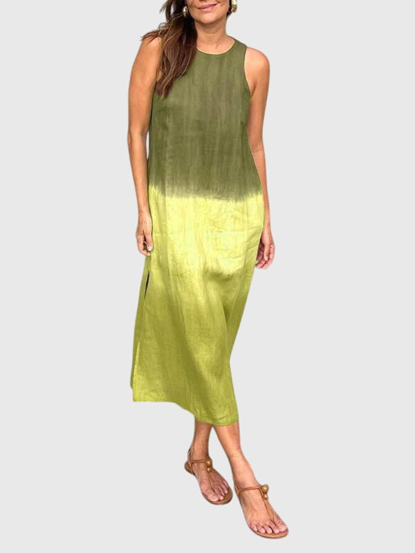 Vivienne | Gradient Print Midi Dress