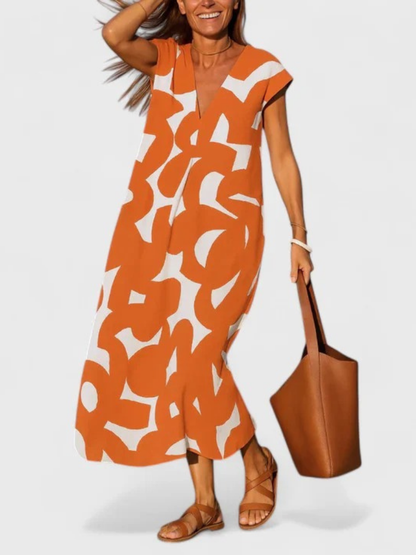 Isabella | Relaxed High-Neck Dress