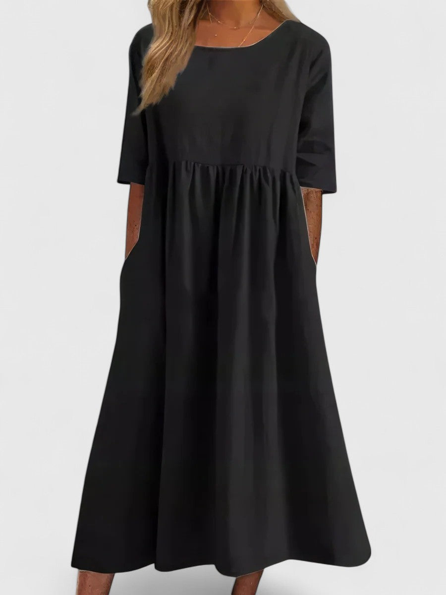 Zoe | Cotton Midi Dress