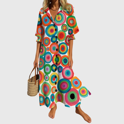 Aurora | Bohemian Lace Midi Dress