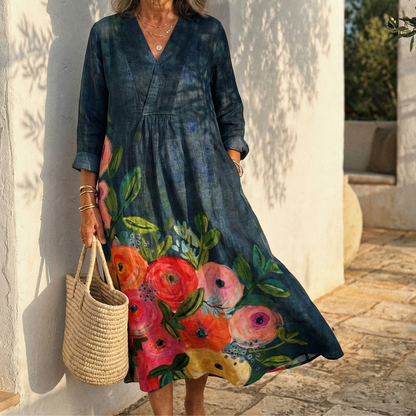 Isabella | Flowing Floral Maxi Dress