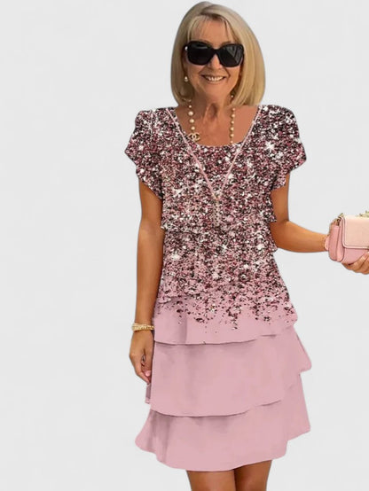 Rosalie | Tiered Floral Midi Dress