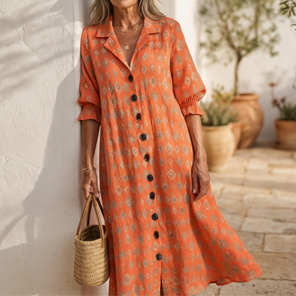 Sophia | Bohemian Lace Midi Dress