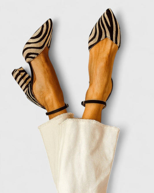 Aurelia | Block Heel Ankle Strap Sandals