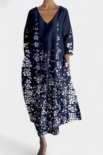 Evangeline | V-Neck Maxi Dress