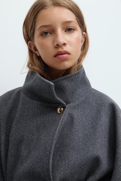 Vienne | Belted Wool-Blend Cape