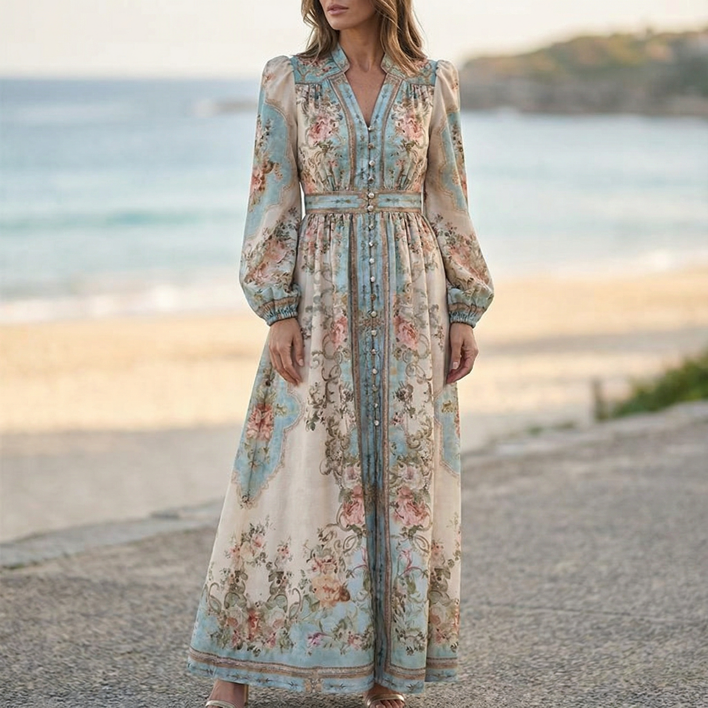 Ophelia | Floral Maxi Dress